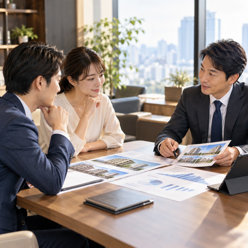 不動産投資の無料相談サービスを比較するイメージ